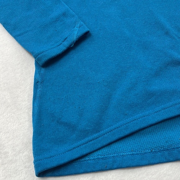 Patagonia Capilene Womens L Performance Baselayer 1/4 Zip Blue Pullover Sweater - Picture 7 of 13